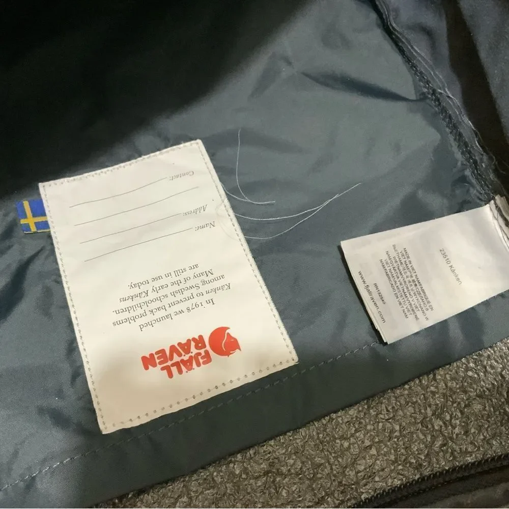 FJALLRAVEN KANKEN GRAPHITE GRAY FULL SIZE BACKPACK